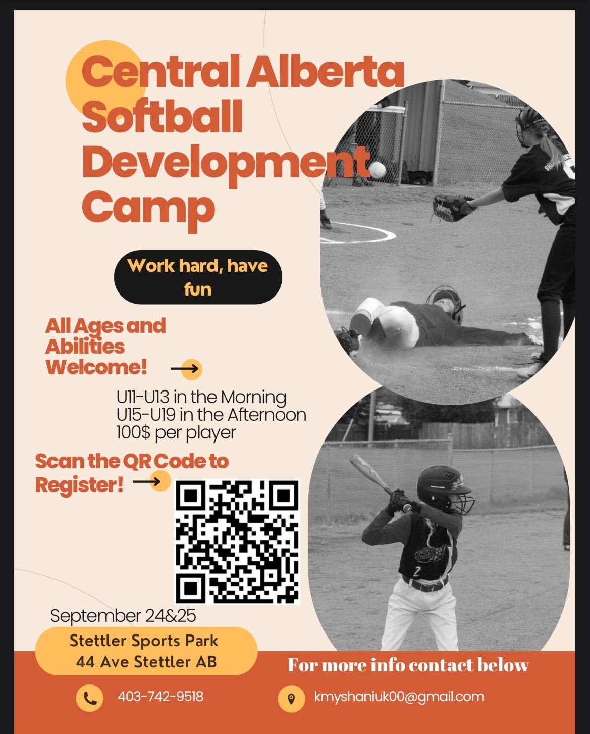 CLINICS/CAMPS Softball Alberta